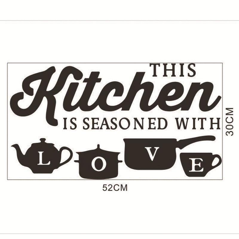 Kitchen Dining Room Creative Living Room Wall Sticker.
